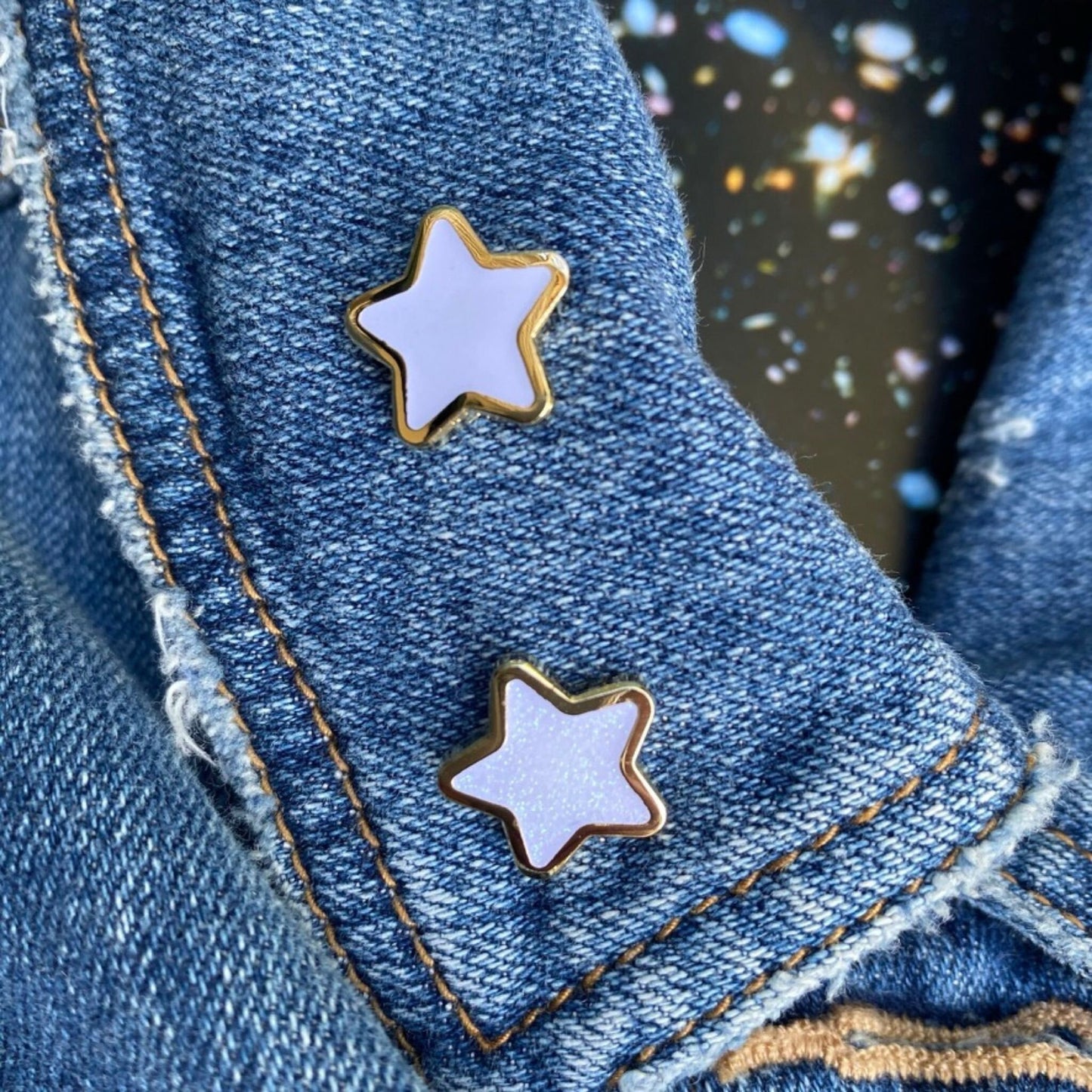 STAR - Glow-in-the-Dark Enamel Pin