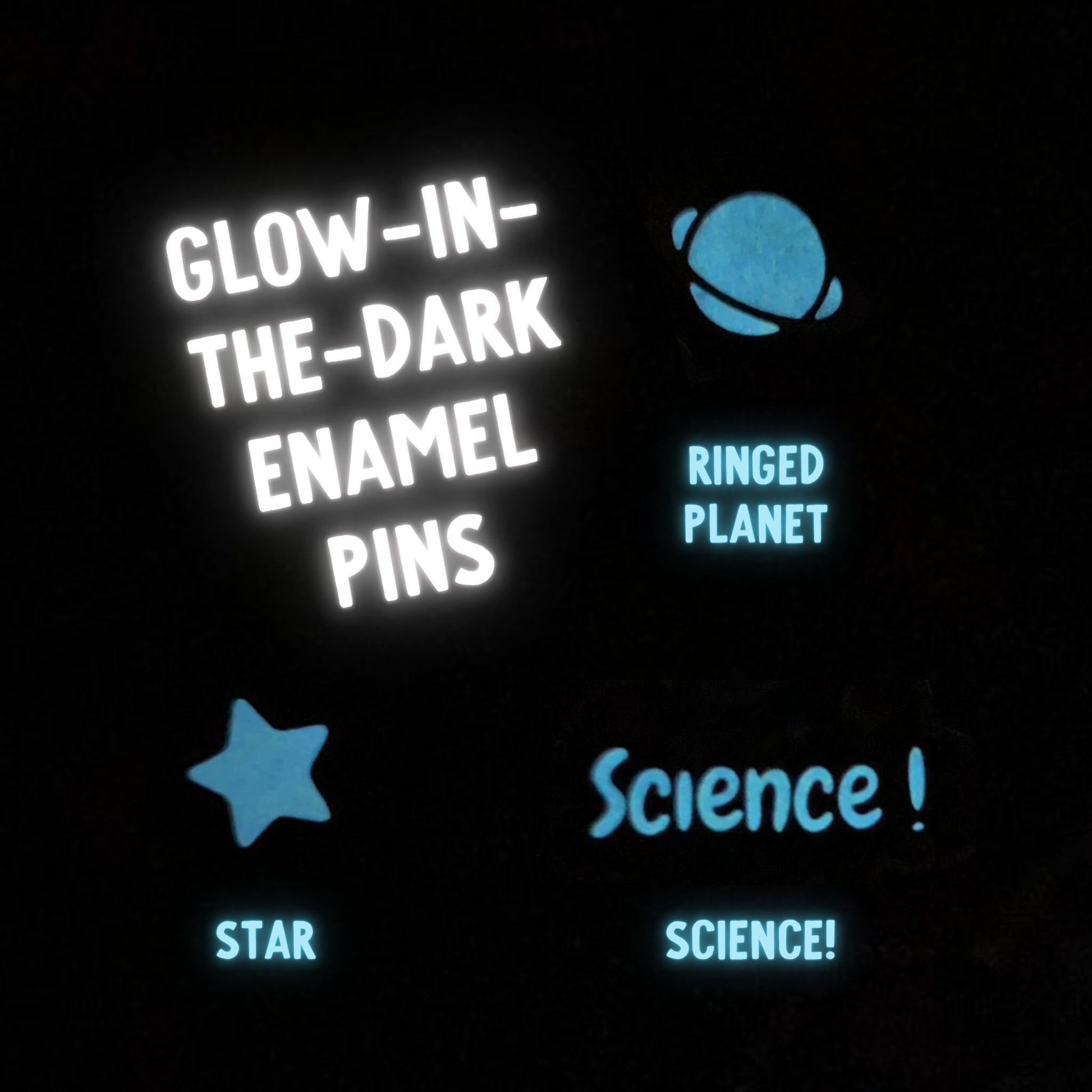 STAR - Glow-in-the-Dark Enamel Pin