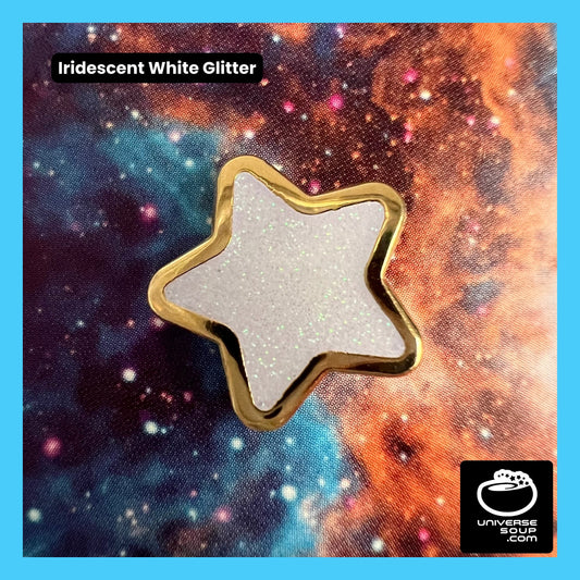 STAR - Iridescent Glitter Enamel Pin